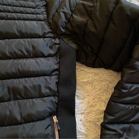 CI SONO Lightweight Navy Puffer with Rose Gold Zippers size S - Picture 5 of 9